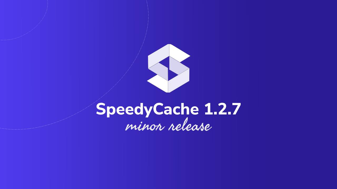 SpeedyCache 1.2.7